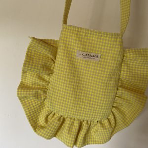 Bandolera amarillo flúor