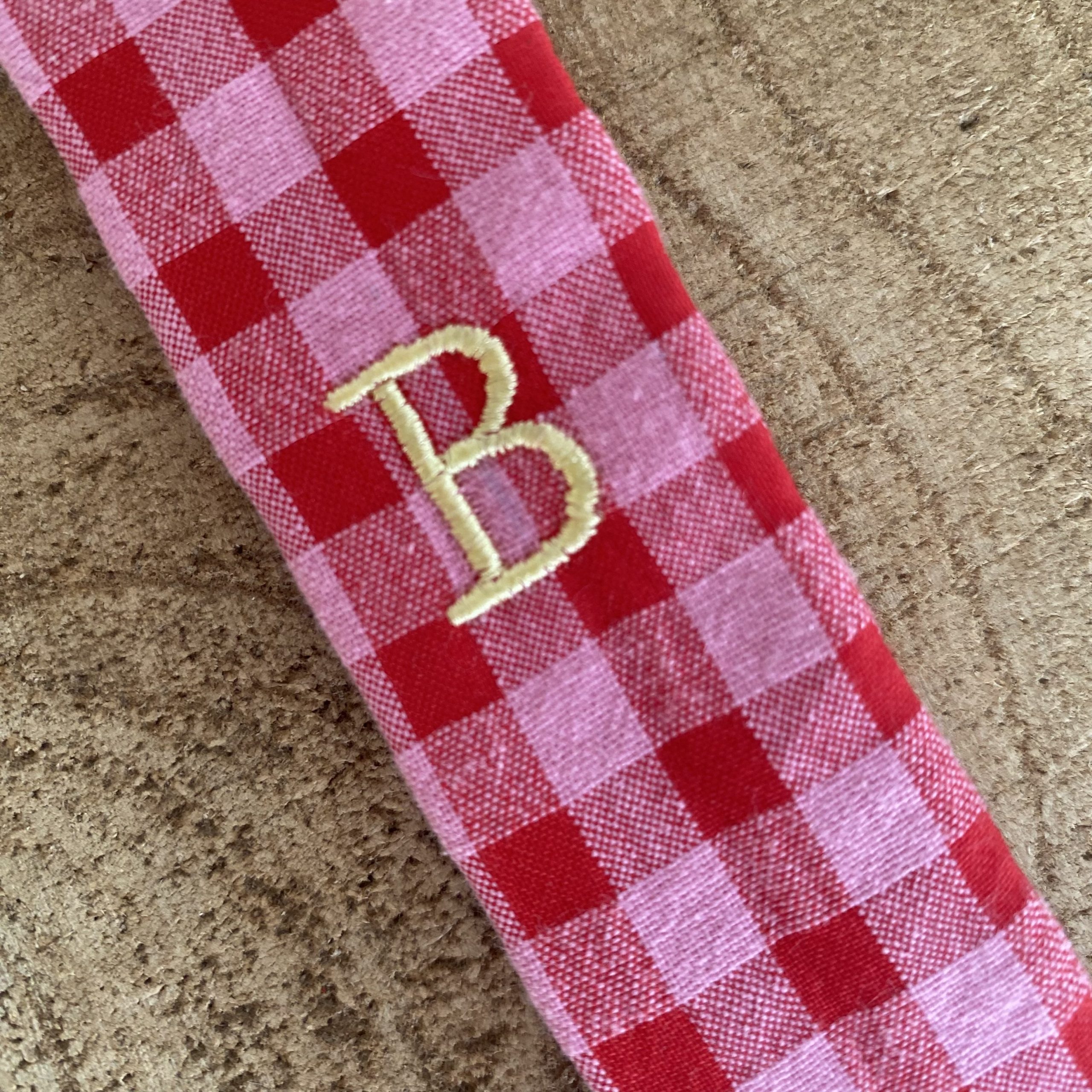 Llavero vichy Rosa y Rojo - Image 3