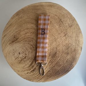 Llavero vichy Caramelo