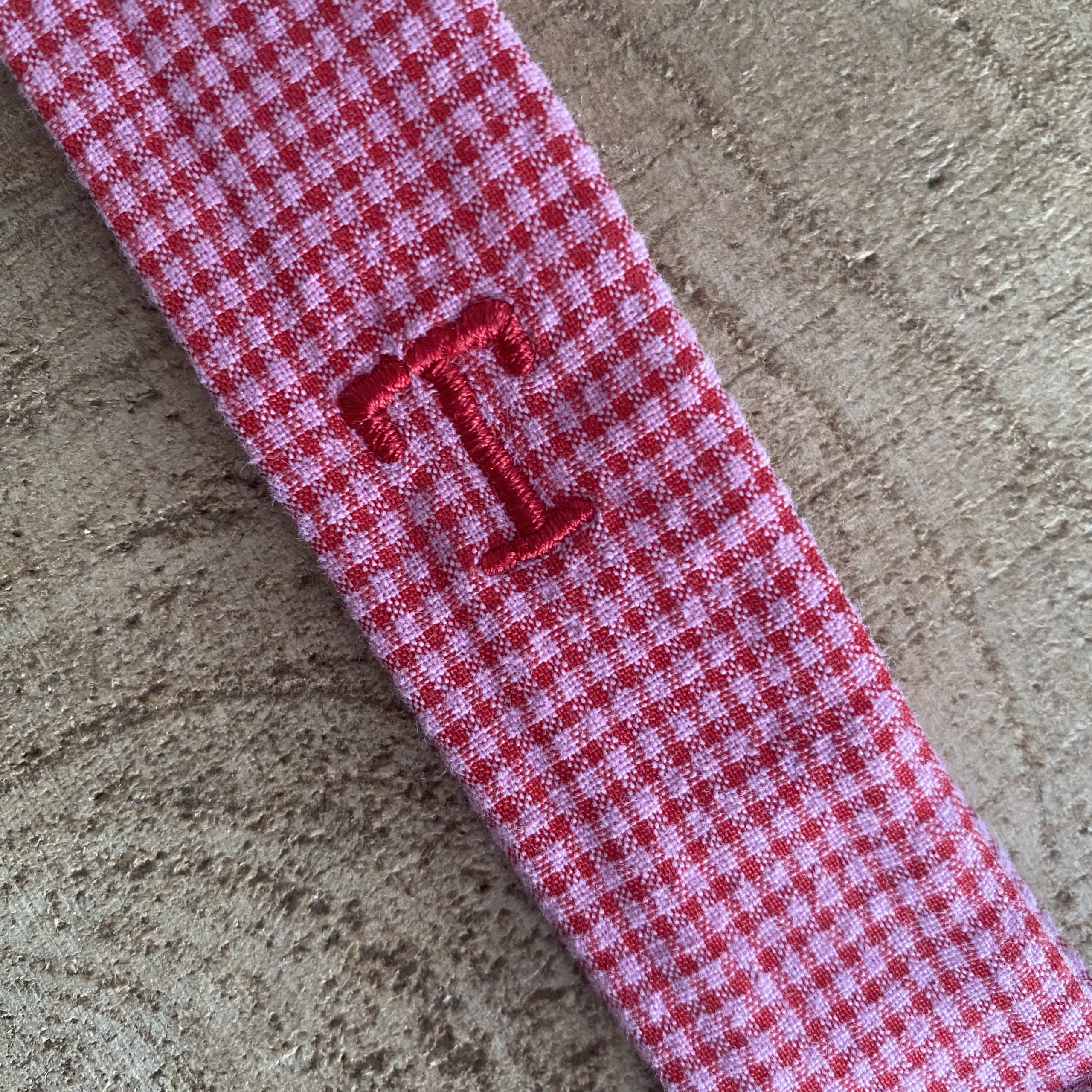 Llavero vichy Rosa y Rojo - Image 3