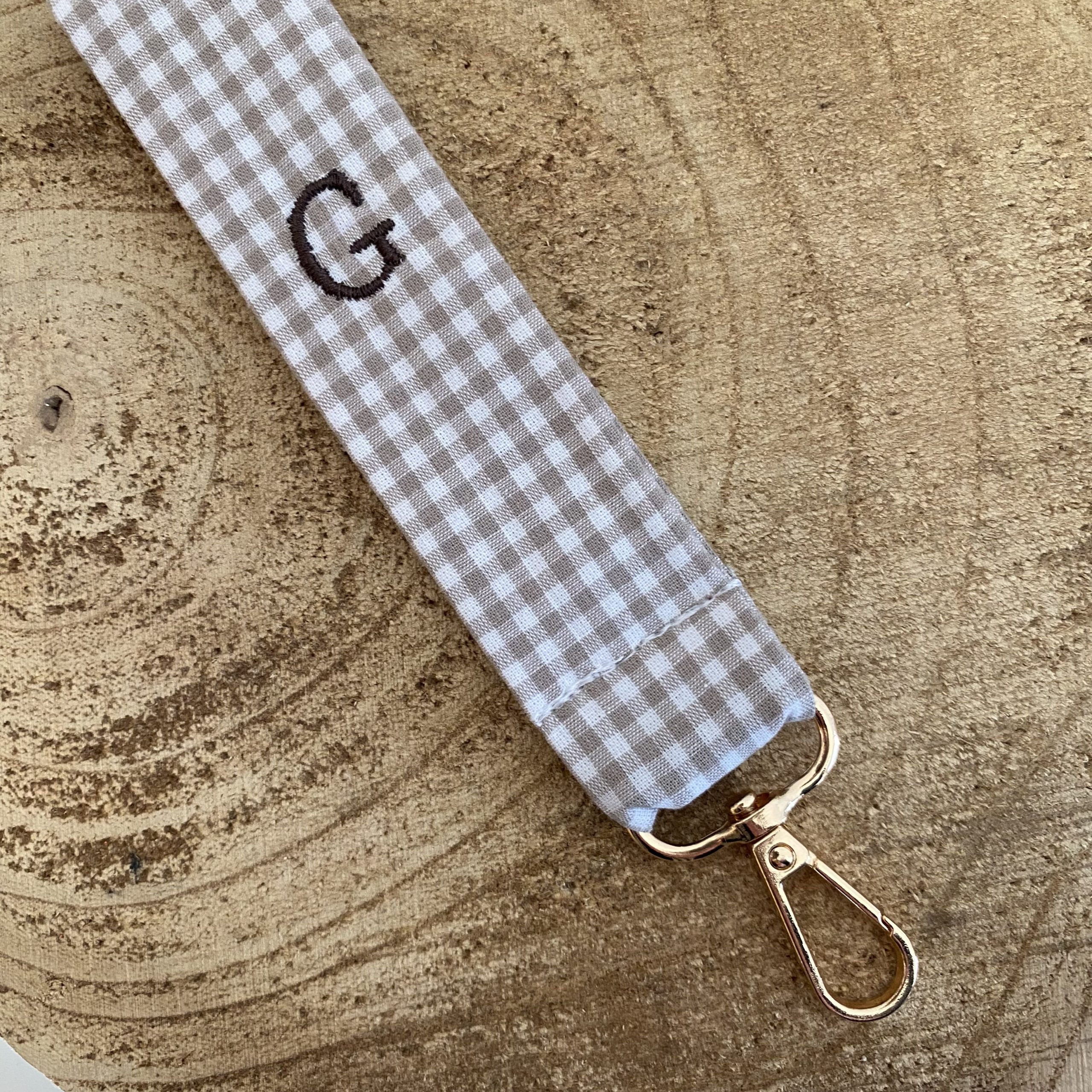Llavero vichy Beige - Image 2