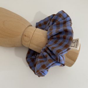 Coletero vichy Marrón y Azul